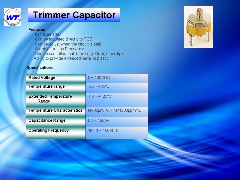 Trimmer capacitors